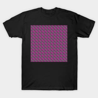 Luxurious Spring Shades Lilac Purpled Stylish Patterns T-Shirt